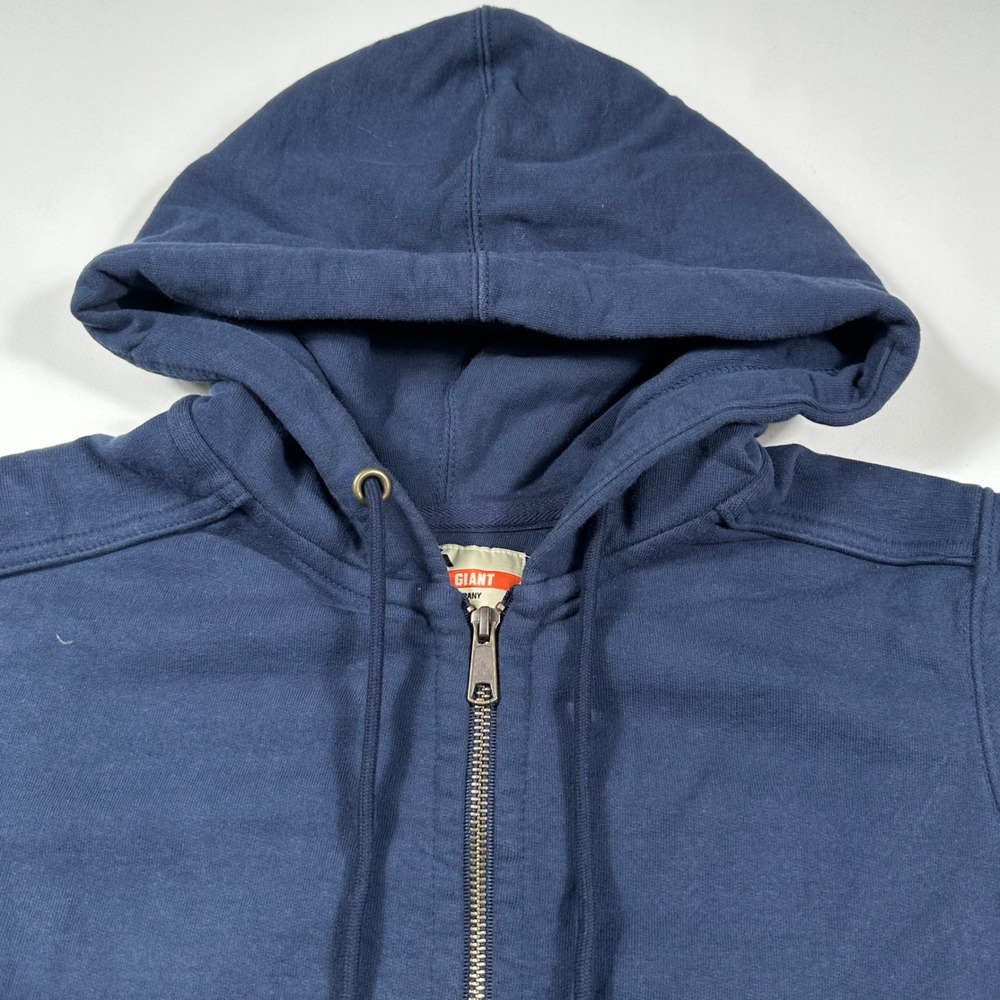 American Giant Zip Hoodie Men Small Classic Full Zip Navy Blue